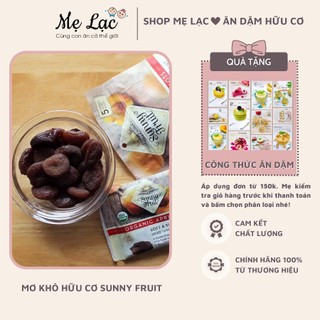 Mơ khô hữu cơ Sunny Fruit thơm ngon cho bé ăn dặm, gói nhỏ 50gr