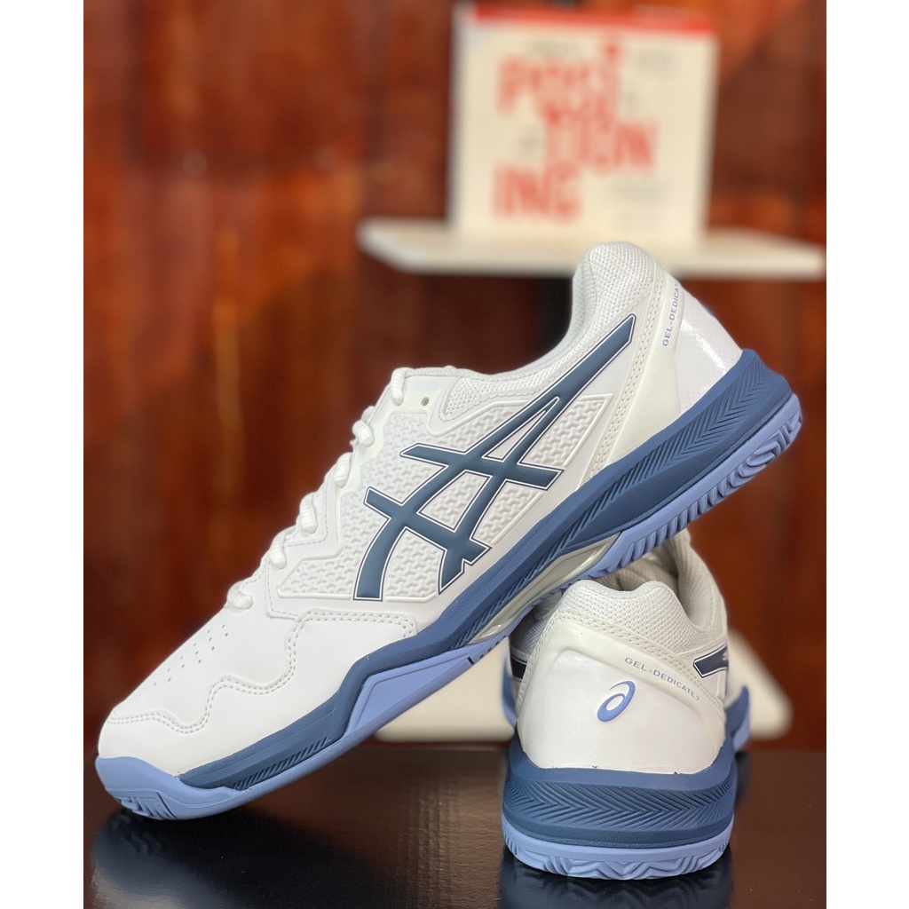 GIÀY TENNIS ASICS GEL DEDICATE 7, Giày Cầu Lông Chuyên Nghiệp, Giày Bóng Chuyền, Giày Tennis Chính Hãng cực êm.