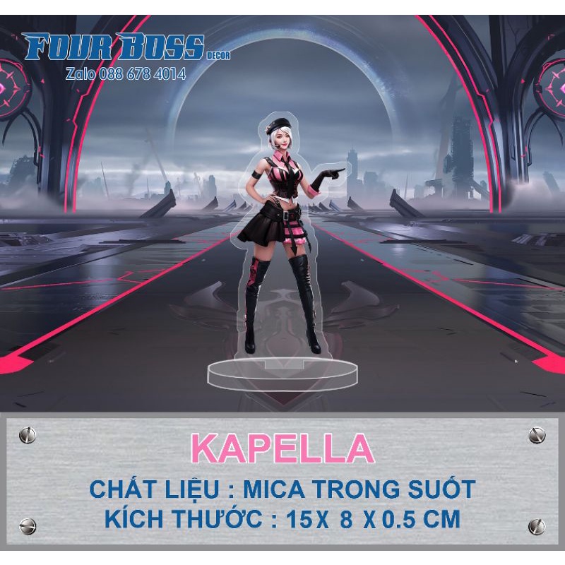 Mô hình nhân vật Kapella trong game Free Fire