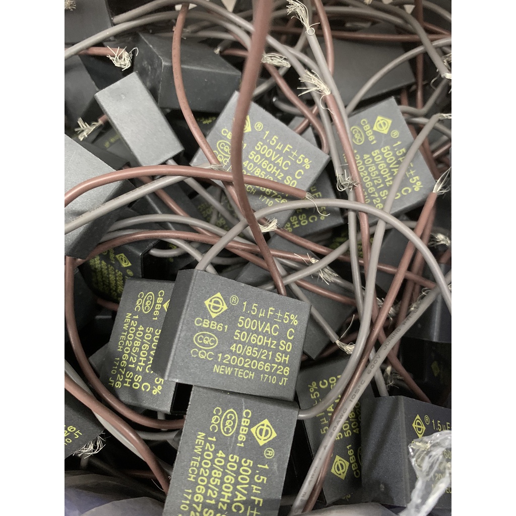 Tụ Điện Cbb61 1.5uF 500VAC dành Cho Quạt Trần Nhà