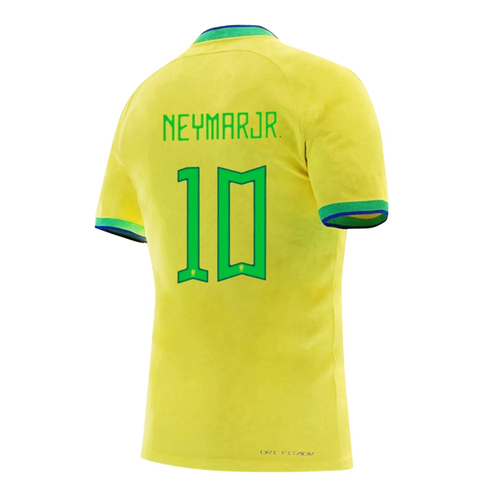 Áo Bóng Đá Màu Vàng Size S-2XL * Số 22-23 Phong Cách Brazil