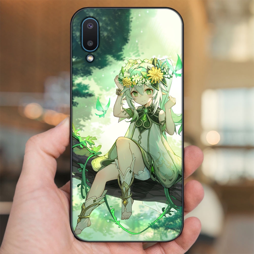 Ốp lưng Samsung A02 viền đen in hình Nahida Genshin Impact