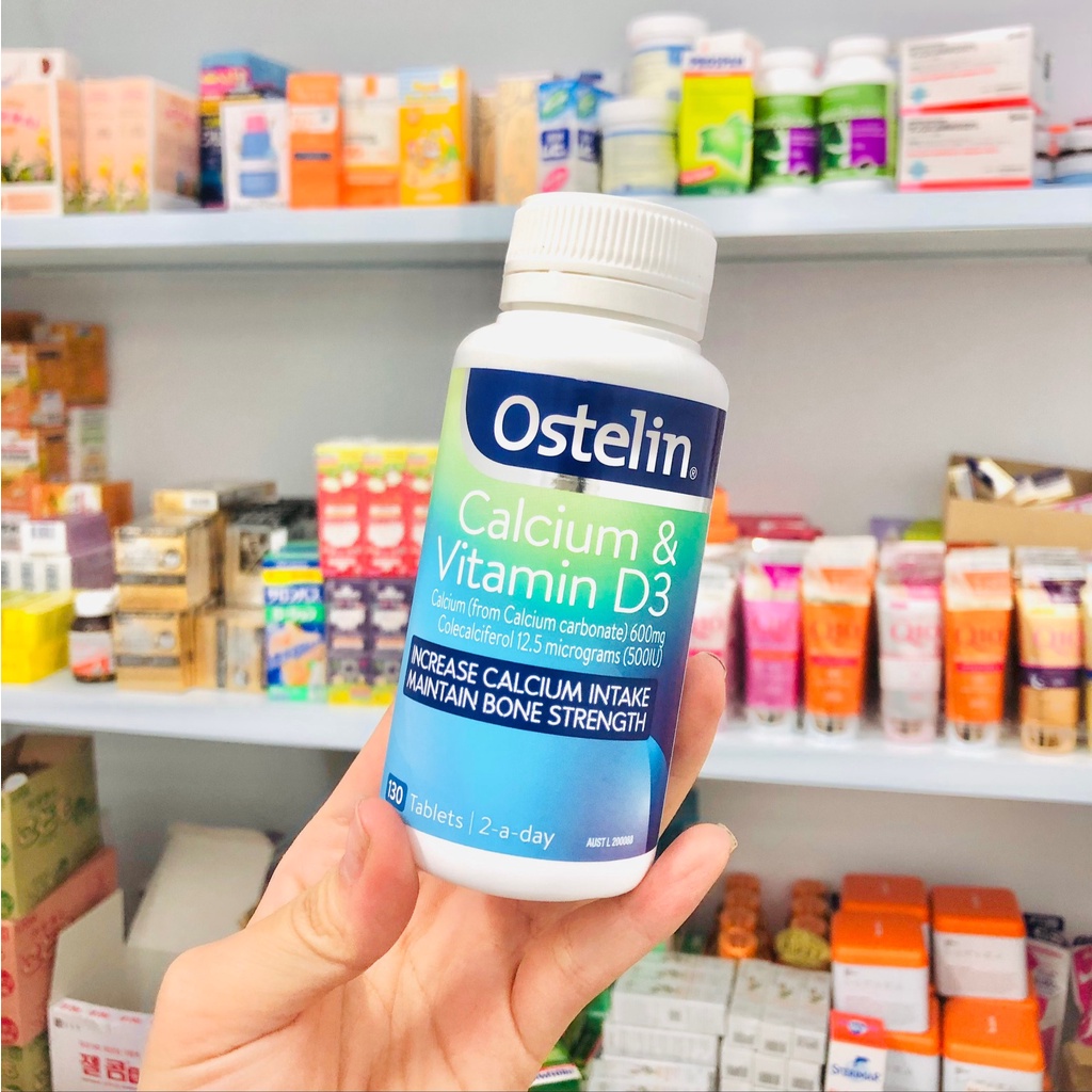 Canxi Osterlin and Vitamin D3 của Úc 130 viên cho người lớn và mẹ bầu