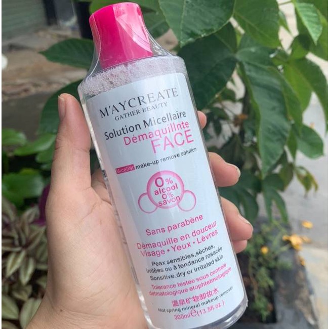 Nước tẩy trang maycreate dành cho da dầu da mụn da nhạy cảm 300ml - vibesvietnam