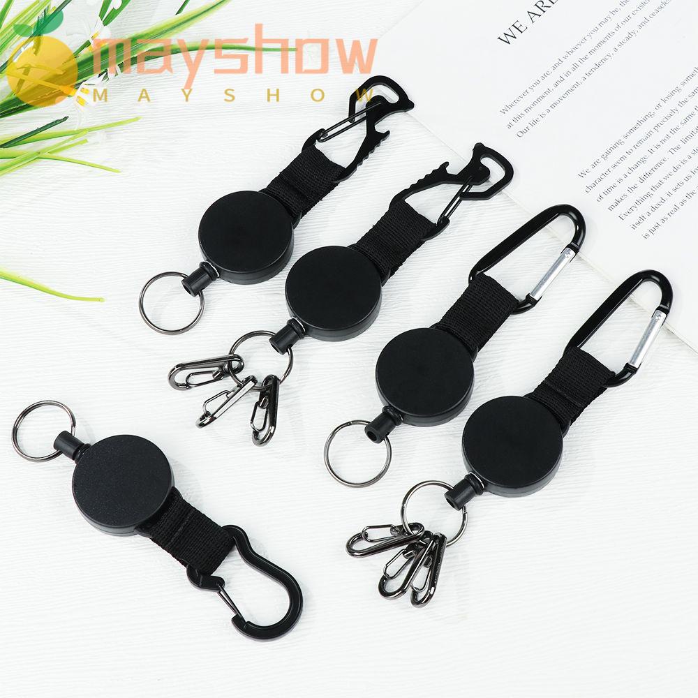 Móc Chìa Khóa Có Thể Thu Gọn Độ Co Giãn Cao Để Đựng Thẻ ID Tiện Dụng Giá Đỡ