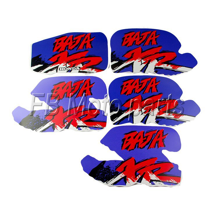 ★Gửi★Thích hợp cho HONDA BAJA XR250 Decal Dán Logo Ô Tô Thân Xe Miếng Dán Bên Xe Ô Tô Miếng Dán