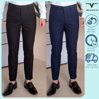 ( Hàng xịn VNXK ) Quần tây nam vải chéo 81 cao cấp siêu  dày dặn form dáng đứng