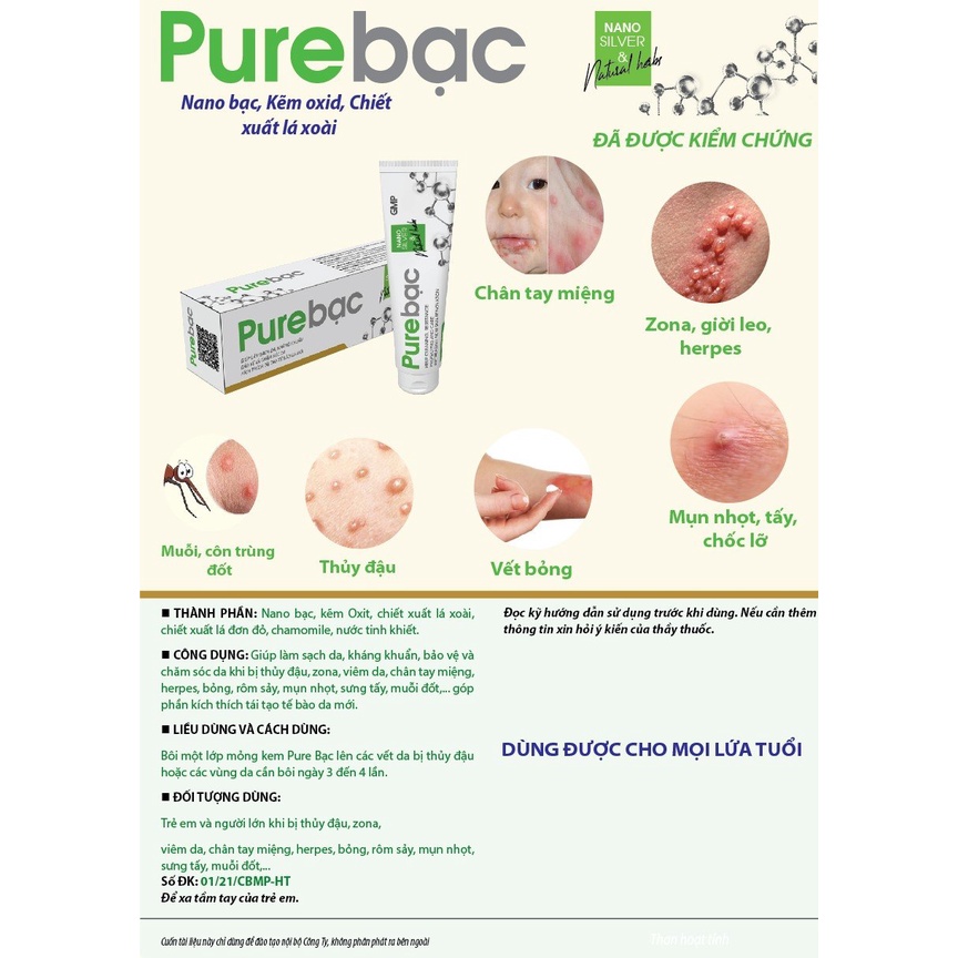 KEM PURE BẠC 20G