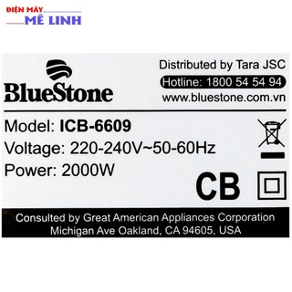 Bếp từ đơn Bluestone ICB-6609