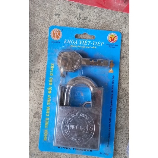 ổ khóa ,khóa cửa chống trộm,chống cắt đồng và thép trắng VIỆT TIỆP rẻ đắt có nhé