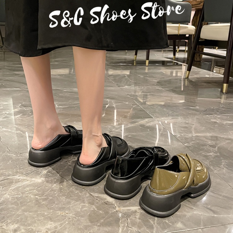 Giày Mary Jane Bằng Da Oxford Phong Cách Anh Quốc Chất Lượng Cao Thời Trang Dành Cho Nữ