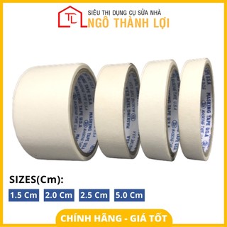 Băng keo giấy, băng dính giấy, keo chặn màu 1.5cm / 2cm / 2.5cm / 5cm