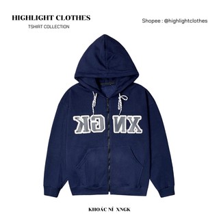 Áo khoác nỉ xngk form rộng form rộng unisex nam nữ