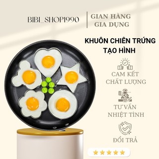 COMBO 4 khuôn chiên trứng tạo hình giao ngẫu nhiên