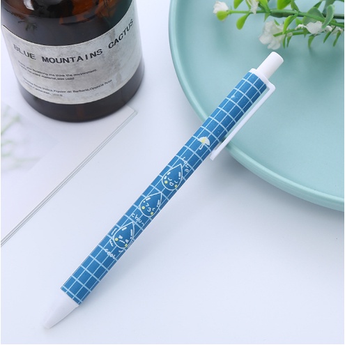 Bút Bi Bấm Thời Tiết Siêu Cute - Bút Bi Viết Văn Phong Mực Đen