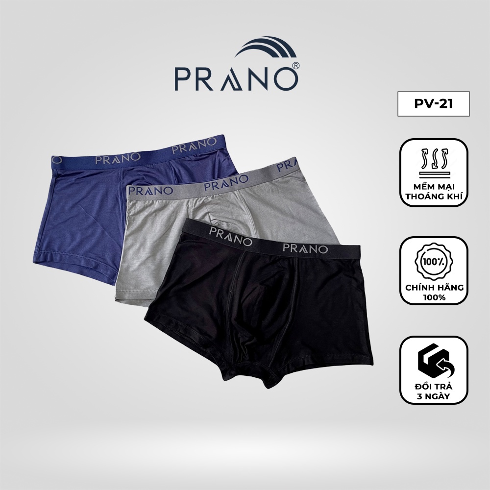 Quần Lót Nam Boxer Trơn Cotton Visco Thoáng Khí Quần Lót Nam Cao Cấp Prano Boss