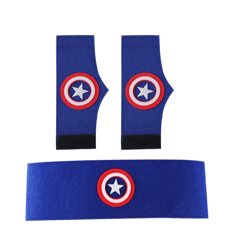 Hoá Trang Halloween quần áo bé trai Người Nhện Siêu Nhân Đội Trưởng Mỹ