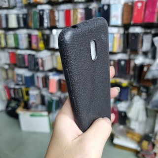 Ốp lưng Nokia 2.2 dẻo đen kiểu vân da ôm máy