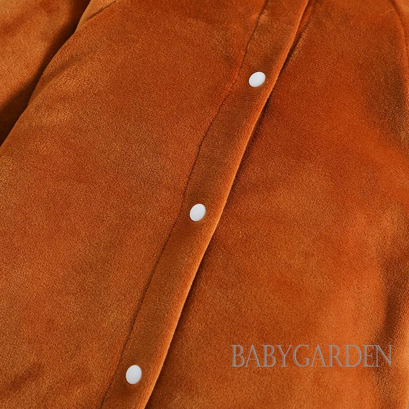 Bộ Áo Liền Quần Tay Dài In Hình Bánh Gừng Và Nón Dễ Thương Cho Bé Trai Gái Sơ Sinh 0-24 Tháng Tuổi