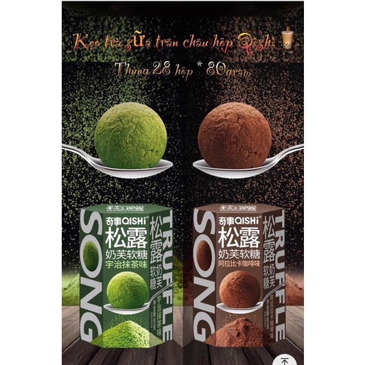 Kẹo Trà Sữa Trân Châu Hộp 80g