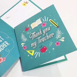 Combo 3 Thiệp 20/11 - sinh nhật, thiệp cưới, mừng khai trương, tặng thầy cô hình vuông gấp họa tiết