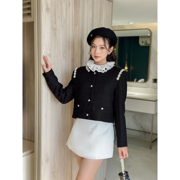 Venus Jacket - Áo khoác dạ tweed cao cấp chuẩn Zaka