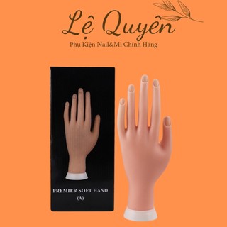 Bàn tay giả silicon tập làm nail_bàn tay gỉa cực dẻo
