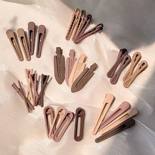 Bộ Kẹp Tóc Mái Bằng Lông Sữa Dễ Thương Thời Trang Cho Nữ