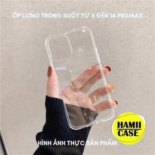 Ốp lưng trong suốt dành cho 5/5s/6/6plus/6s/6splus/7/7plus/8/8plus/x/xr/xs/11/12/13/14/pro/max/plus/promax