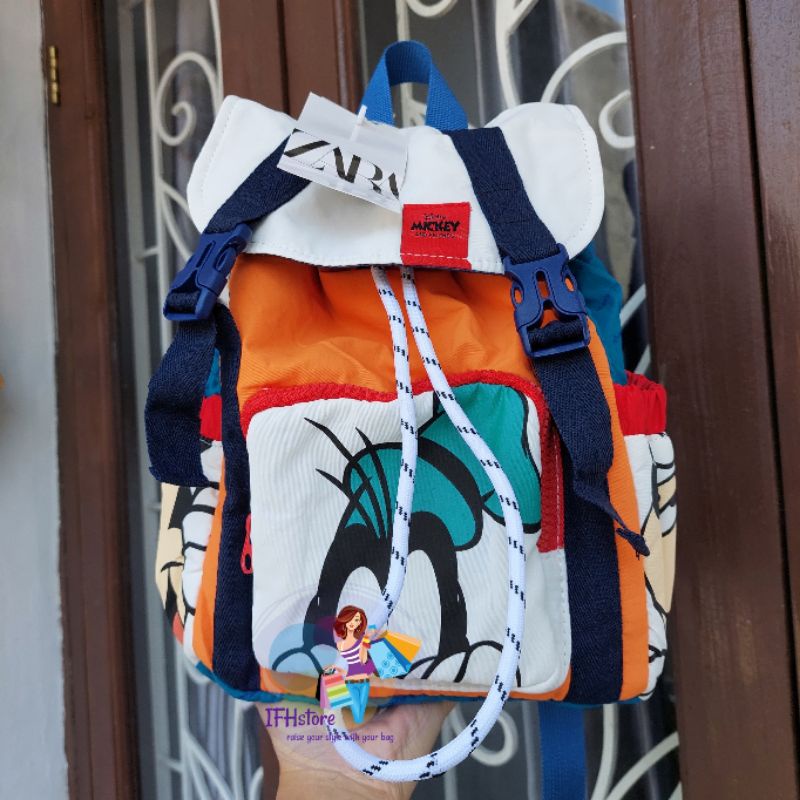 Ba Lô Zara FH52 Nhập Khẩu Mới Nhất Họa Tiết GOOFY DISNEY N FRIENDS Cho Bé
