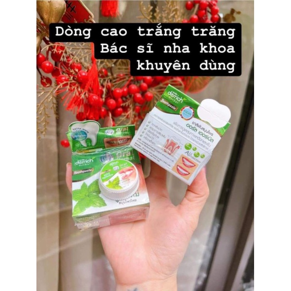 Kem trắng răng DERRICH ORAL HERBAL Thái Lan