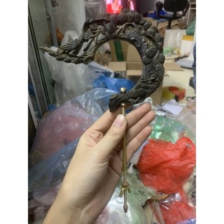 Móc treo lồng gỗ mun