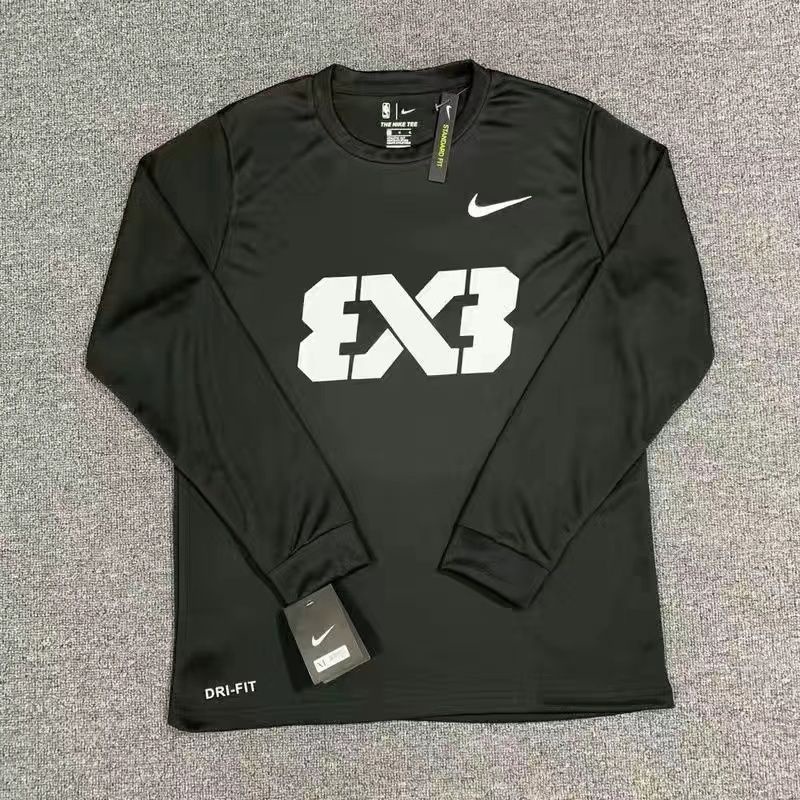 Áo Thun Bóng Rổ Tay Dài 3v3 fiba 3X3 Giữ Ấm Phong Cách Thể Thao