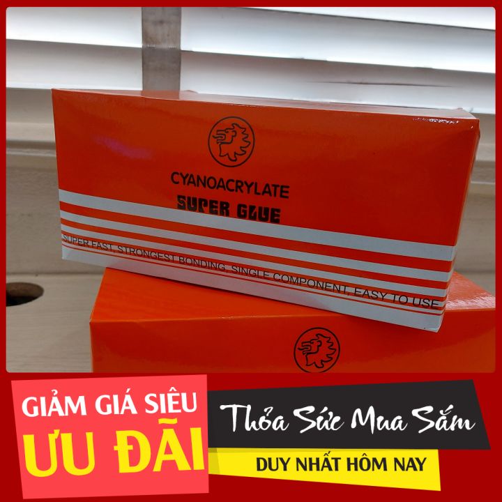 1 Thùng  - Keo Dán 502 Cyanoacrylate không tạo khói