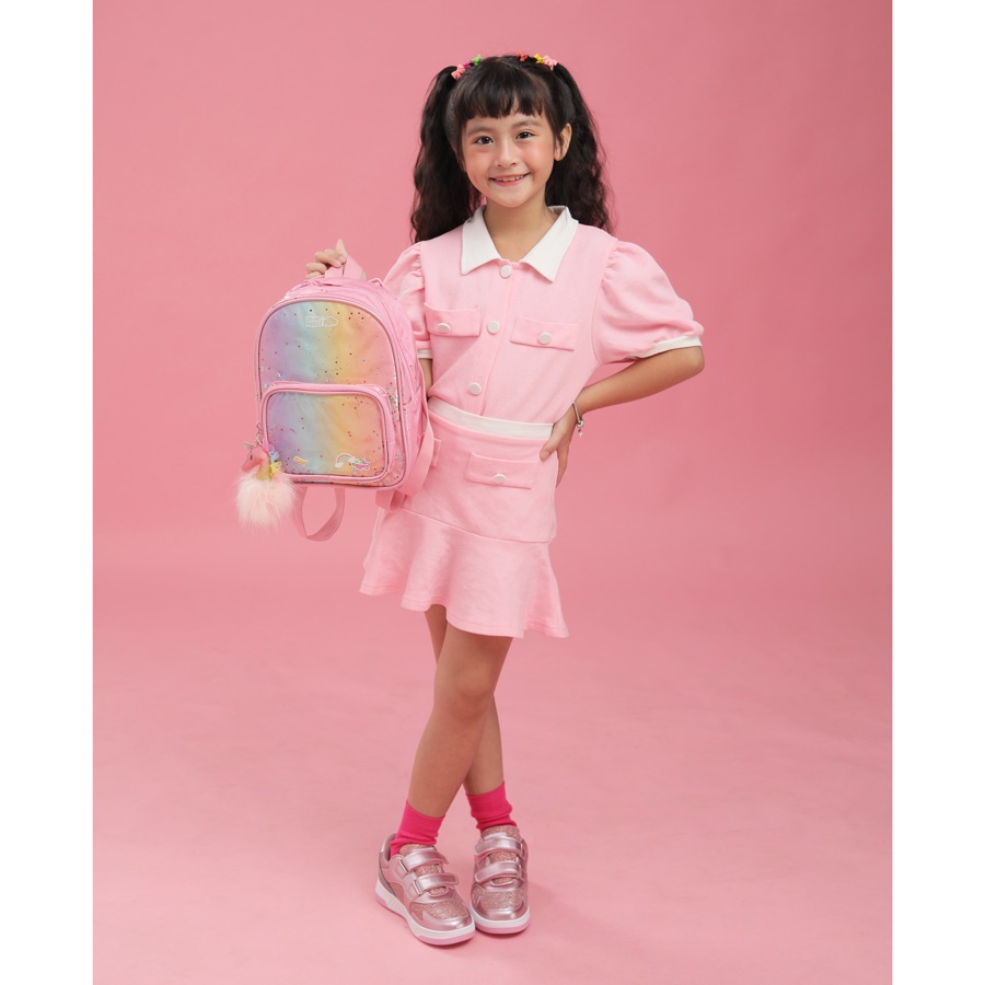 Ba Lô CLEVER HIPPO Rainbow - Glitter Galaxy BH2201/GALAXY