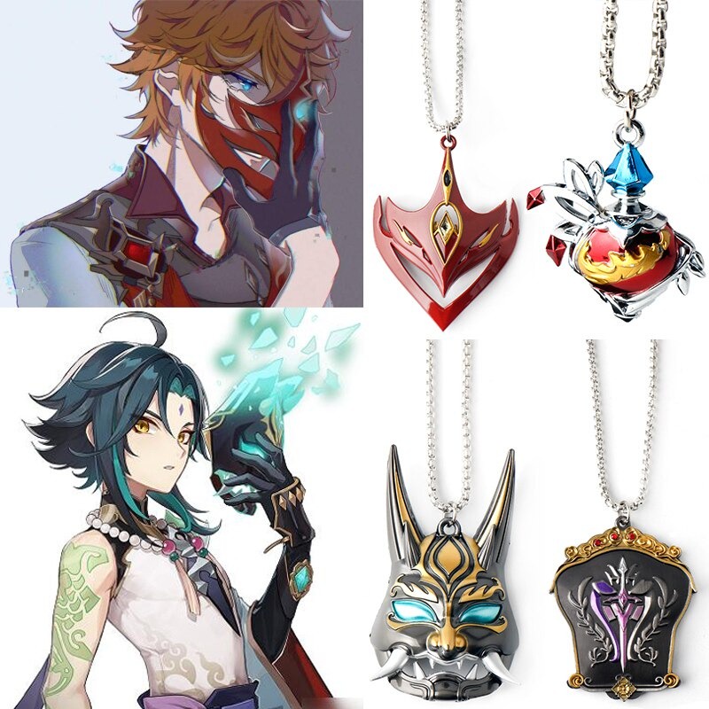 Dây chuyền vật phẩm nhân vật Xiao/ Childe game Genshin Impact - GSK147