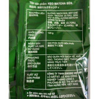 Kẹo Matcha Sữa EIKODO Gói & Hộp