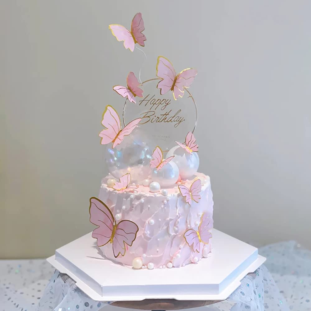 Set 11 Bươm Bướm Trang Trí Bánh Kem