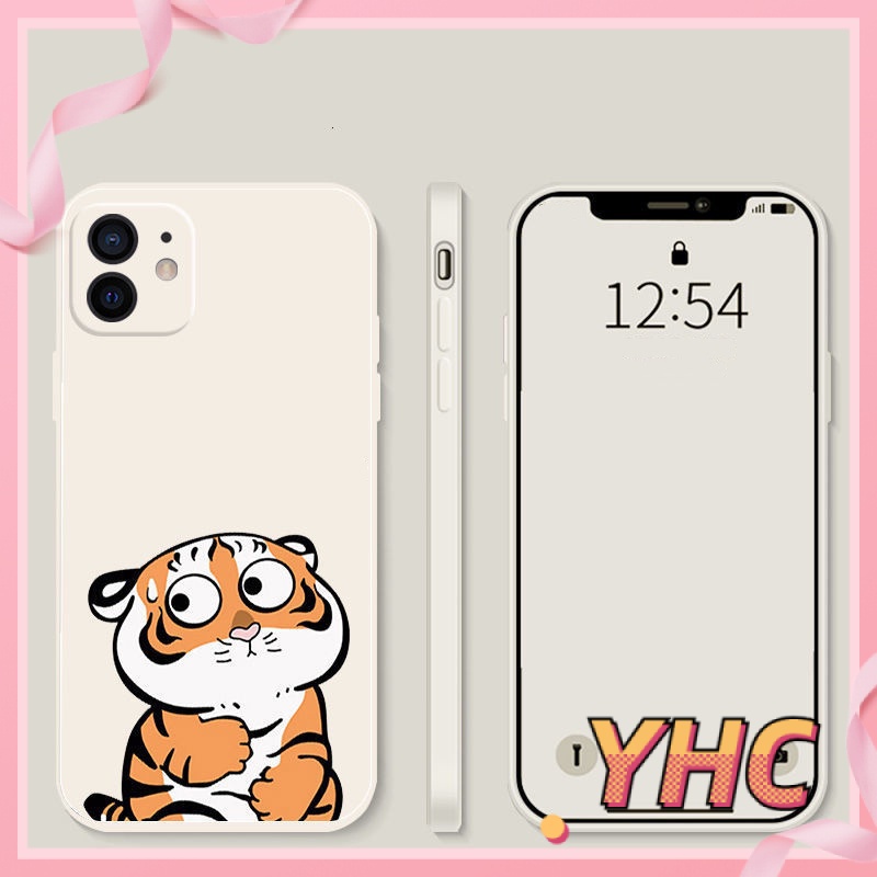 Ốp Điện Thoại Chống Trượt In Hình Hổ Cho Iphone6 6splus 7 7plus 8 8plus XR x xs 12 11 pro max plus 13 promax-3082