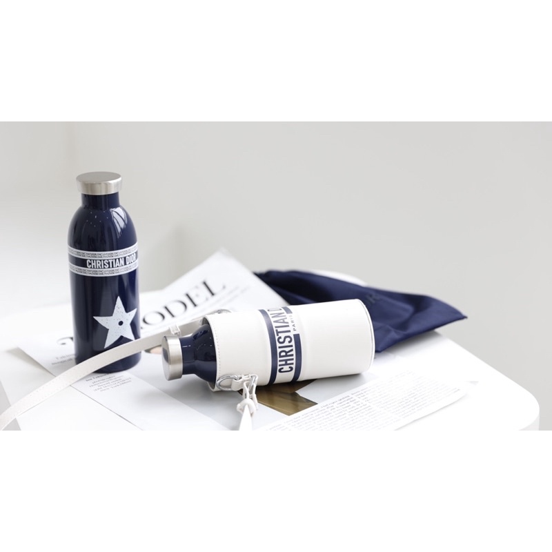 Túi Xách Bình Nước Dior Bottle Xanh Trắng  -  By Anh Dinh Phuong