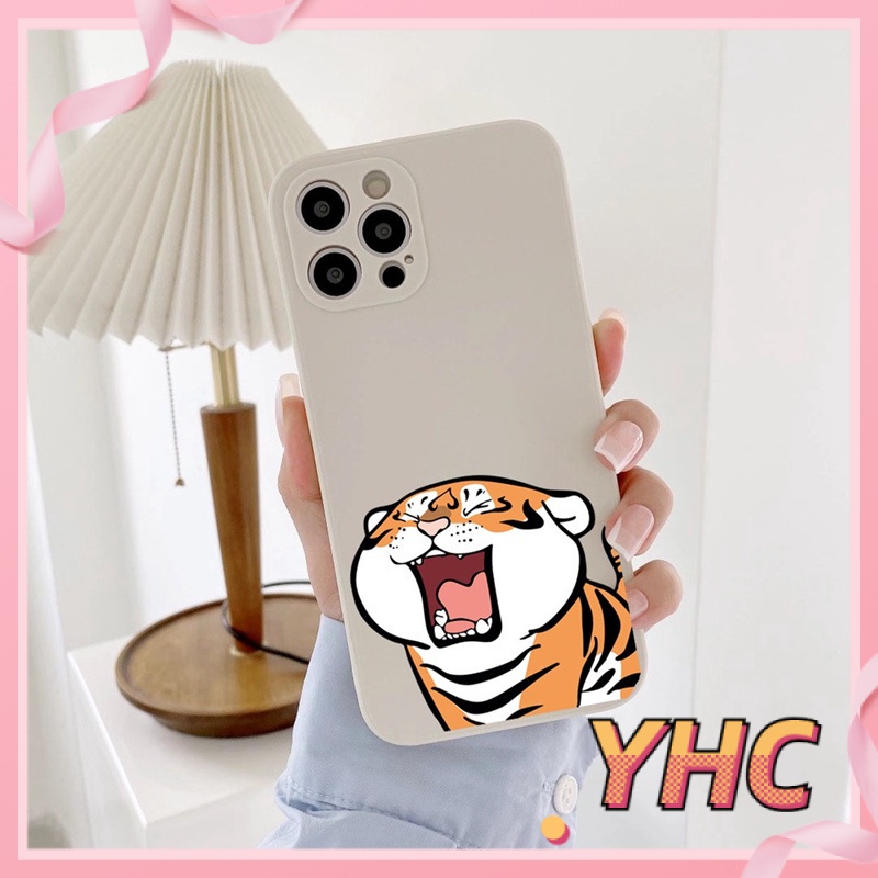 Ốp Điện Thoại Chống Trượt In Hình Hổ Cho Iphone6 6splus 7 7plus 8 8plus XR x xs 12 11 pro max plus 13 promax-3082