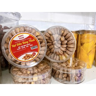 Hạt điều rang muối vỏ lụa Bình Phước loại A, 100% thiên nhiên, hộp 500g