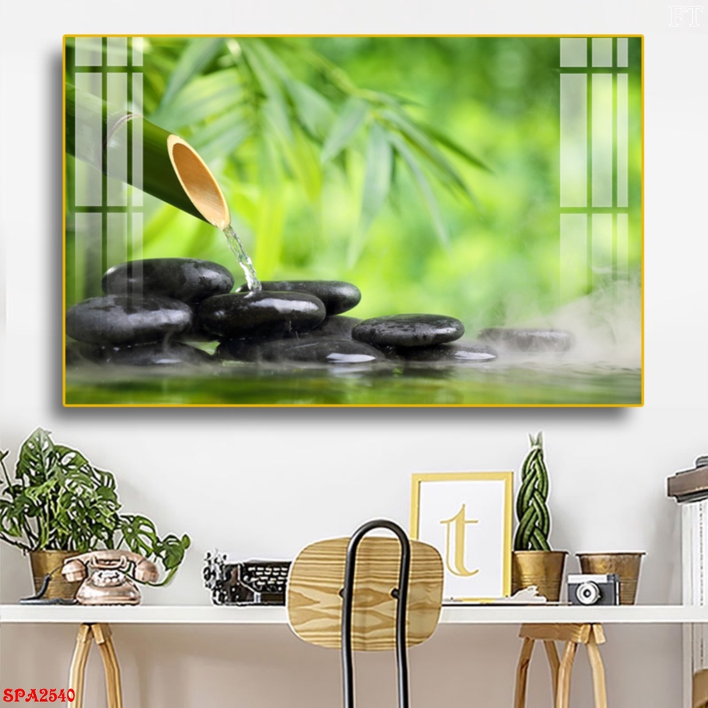 SP5 Tranh Tráng Gương Treo Tường Spa Trang Trí Thẩm Mỹ Viện Shop SPA NAIL MI PHUN SĂM THẩm Mỹ Tắm Trắng