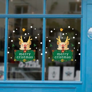 Decal dán cửa kính trang trí noel