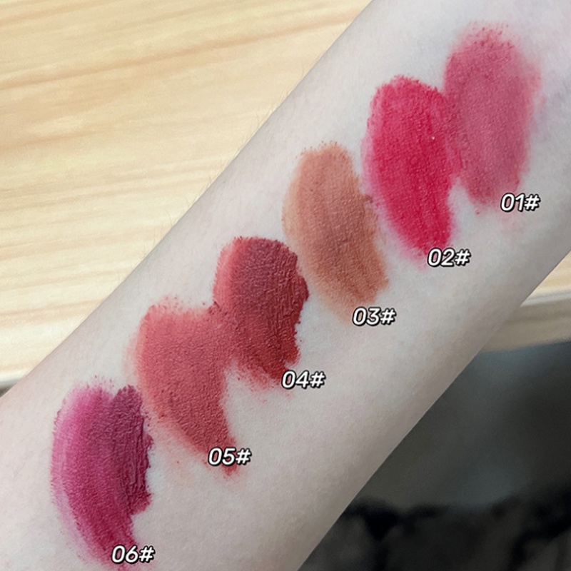 Son Môi HERORANGE Màu Lì Dưỡng Ẩm Chống Thấm Nước Lâu Trôi gấu dâu đáng