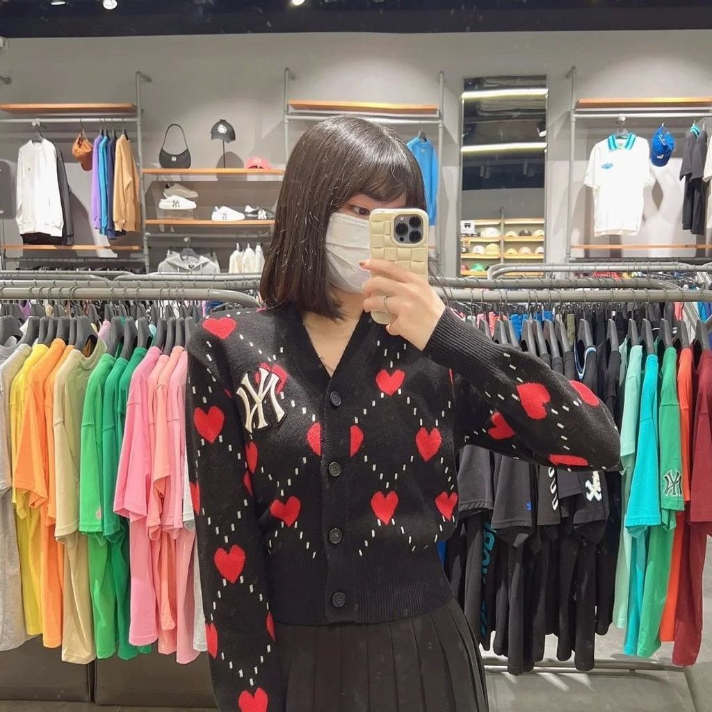 Hàng Có Sẵn!Áo Khoác Len Cardigan Dáng Rộng Cổ Chữ V Thiết Kế Mới Thời Trang