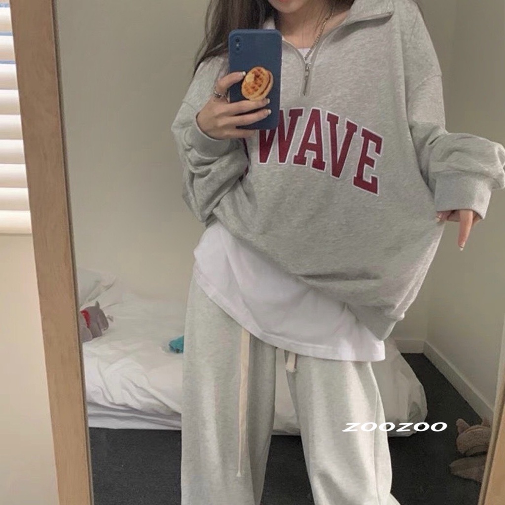 Áo Sweater Nỉ Bông N.WAVE Unisex Nam Nữ | BigBuy360 - bigbuy360.vn