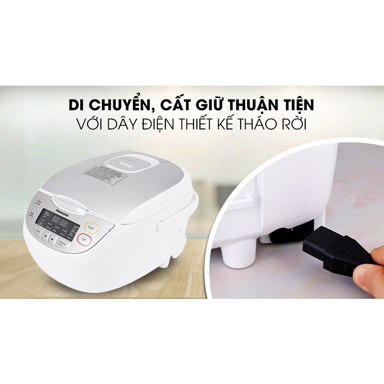 Nồi cơm điện tử Panasonic 1 lít SR-CP108NRA