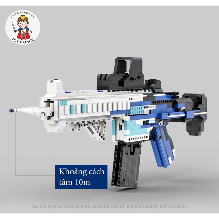 ĐỒ CHƠI LẮP RÁP KIỂU LEGO MÔ HÌNH SÚNG M416 BLACK ICE MOCKEVIN183 TRONG PUBG CS:GO FREE FIRE CoD