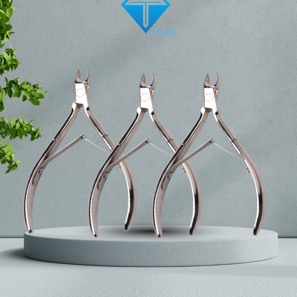 Kìm nhặt da cắt móng tay nail , Kiềm cắt da A 555 Chính hãng loại cao cấp sắc bén